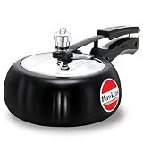 HAWKINS CB20 Hard Anodised Pressure Cooker, 2-Liter, Contura Black