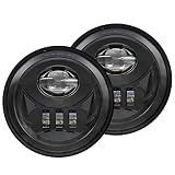 GXENOGO LED Fog Light Assembly for Tacoma 2005-2011/ Solara 2004-2006/ Sequoia 2008-2015/ Tundra 2007-2013- Pair, Black