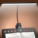 Glocusent 81 LED Music Stand Light, 3 Color & 5 Brightness Piano Lamp