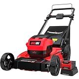 Powersmart 80V 21" Brushless Cordless Lawn Mower (Push) Battery Lawn Mower with 6.0Ah Battery and Charger
