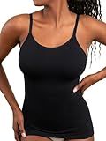 SHAPERMINT Womens Tops - Scoop Neck Cami Body Shaper for Women, Shapewear Tummy Control, Camisole Tank Tops for Women