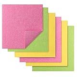 Mr. Pen Dish Cloths, 6 pcs, Reusable Paper Towels, Absorbent Kitchen Towels, Dishcloths for Kitchen, Cellulose and Cotton
