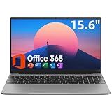 15.6 Inch Laptop with Office 365, 4GB RAM, 128GB Storage Expandable 1TB, 5205U Processor, HD Display, Windows 11 Laptops Computer, Wi-Fi 5, BT4.2, Numpad, Type-C, for Business and Students.