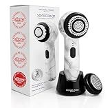 Michael Todd Beauty Soniclear Allure 2026 Reader’s Choice Award Winner Facial Cleansing + Exfoliation Brush System with Antimicrobial Protected Bristles, 4 Speeds, Serum Infusion Head + Travel Case