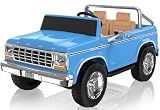 ANPABO Licensed Ford F-150 24V 2 Seater Ride on Car for Kids, Blue