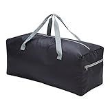 iFARADAY Foldable Duffel Bag 30" / 75L Lightweight with Water Rresistant for Travel-Black