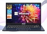 ASUS 14" Laptop for Business & Student, 14" FHD Display, Intel Celeron N4500, 1-Year of Microsoft 365, 4GB Memory, 64GB eMMC, NumberPad, Webcam, HDMI, Wi-Fi, Windows 11