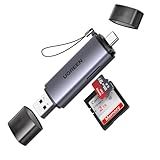UGREEN SD Card Reader USB C, USB 3.0 Micro SD Card Reader 2 in 1 Memory Card Reader for MicroSD SDHC SDXC Compatible with PC Computer MacBook Laptop iPad iPhone 17 16 15 Pro/Pro Max