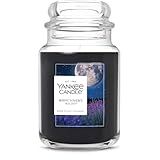 Yankee Candle Mid Summer's Night, Scented Candle, 22oz Large Jar with up to 150 Hour Burn, Giftable