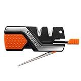 SHARPAL 101N 6-in-1 Pocket Knife Sharpener & Survival Tool – Diamond Sharpening Rod, Fire Starter Ferro Rod, Whistle – Sharpens Straight & Serrated Blades, Repairs & Hones Knives