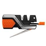 SHARPAL 101N 6-in-1 Pocket Knife Sharpener & Survival Tool – Diamond Sharpening Rod, Fire Starter Ferro Rod, Whistle – Sharpens Straight & Serrated Blades, Repairs & Hones Knives Mothers Day Gifts