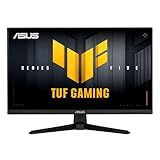 ASUS TUF Gaming Series 5 24” 1080P Gaming Monitor (VG249QM5A) - Full HD, Fast-IPS, 240Hz, 0.3ms, G-SYNC Compatible, FreeSync Premium, Extreme Low Motion Blur Sync, 99% sRGB, Gaming AI, 3 yr Warranty