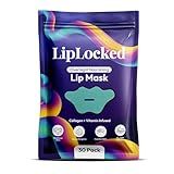 30-Pack Overnight Collagen Lip Mask – Nourishing Lip Masks with Aloe Vera, CoQ10, Vitamin B5, B7 & E – Hydrating & Anti-Aging Treatment for Soft, Smooth Lips While You Sleep