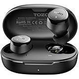 TOZO Wireless Earbuds Build in Mic Clear Calls Ergonomic Light Weight Bluetooth 5.3 in Ear Headphones Waterproof Premium Stereo Sound Ear Buds 30H Playtime with 32 EQs via APP
