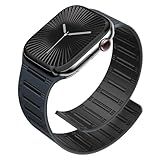 EVIE BAND Magnetic Watch band Compatible with Apple Watch for Men Women 44mm 45mm 46mm 49mm 42mm 41mm 40mm 38mm, Silicone Sport Strong Strap for iWatch Series 11 Ultra 3 Ultra 2 Se 10 9 8 7 6 5 4 1