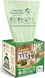 UNNI 2.6 Gallon Compostable Bags, 100 Count, 10 Liter, Extra Thick 0.71 Mil