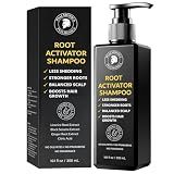 Root Activator Shampoo for Men: Hair Growth Shampoo for Hair Loss and Thinning Hair - Hair Loss Regrowth Shampoo for Men Women (Refreshing Scent)