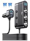 179W 7 in 1 Cigarette Lighter Splitter, PD30W Fast Charging Adapter for Car