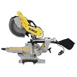 DEWALT Miter Saw, 12 Inch Double Bevel Sliding Compound Miter Saw, Includes Blade Wrench and Clamp, Increased Crosscut Capacity, Powerful 3800 RPM Motor 15 Amp (DWS779)