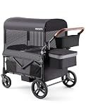 Harppa Remy XL Wagon Stroller for 4 Kids, 280Ibs Capacity with 4 Seater