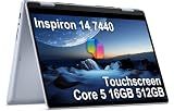 Dell Inspiron 14 7440, 14" 2-in-1 Laptop, Core 5 120U, 16GB DDR5, 512GB SSD