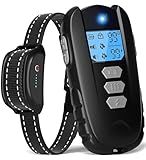 Dog Training Collar with Remote - Waterproof Shock Collar for Dogs Adjustable Levels (1-99) Beep Vibration Shock Flashlight Rechargeable Dog E Collar for Training Small Medium and Large Dogs