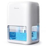 BREEZOME 60 OZ Dehumidifiers for Home, Dual-Semiconductor Quiet Dehumidifier with Timer Sleep Mode Auto-Off 7 Colors Light Portable Small Dehumidifiers for Bathroom, Cloakroom, RV