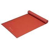 Gaiam Premium Yoga Mat, 5mm Non-Slip Exercise Mat (Sunburnt)