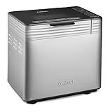 Cuisinart Bread Maker Machine, Stainless Steel Convection Bread Machine with 16 Menu Options, 3 Loaf Sizes Up to 2 Lb., 3 Crust Colors, Includes Measuring Cup, Spoon & Kneading Hook, CBK-210