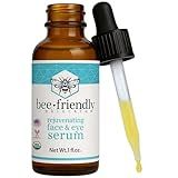 Organic Face & Eye Serum By BeeFriendly, Deep Hydration, Nourishes, Tightens, and Firms Facial Skin, and Lifts Facial Skin USDA Certified & All Natural Serum for Face, Women or Men, 1 oz