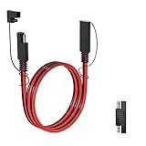 ELFCULB 3FT SAE Extension Cable - 3/6/10/20/35/50FT Quick Disconnect Wire Harness with SAE Connector for Automotive, RV, Solar Panel