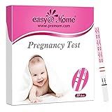 Easy@Home Pregnancy Test Strips Kit: 10 Pack hCG Test Strips - Early Detection Home Pregnancy Strips Bulk