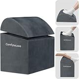 ComfyInLove Foot Rest for Under Desk with 3 Heights, Foot Stool, Dark Grey