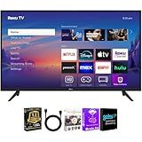 Roku 40BAKIT2 40 inch Class Full HD 1080p LED Smart TV Renewed WiFi Voice Remote OS Netflix Disney Plus Hulu YouTube H