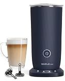 SIMPLETASTE Milk Frother, 4-in-1 Electric Automatic Milk Steamer, Dark Blue