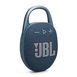 JBL Clip 5 - Ultra-Portable, Waterproof & Dustproof Bluetooth Speaker, Big JBL Pro Sound with Punchy bass, Integrated Carabiner, Up to 12 Hours of Play, Made in Part with Recycled Materials (Blue)