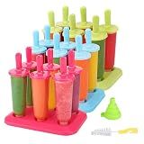 3 Sets Popsicle Molds Ice Pop Maker with Funnel Brush