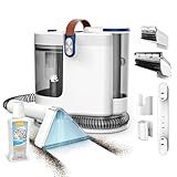 WURESE Portable Carpet Cleaner Machine, Carpet Shampooer, 15Kpa Upholstery Cleaner with 3 Tools, 54oz Large Water Tank, 16.4ft Power Cord, Spot and Stain Deep Cleaner for Rug, Couches, Car,azure