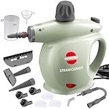 Outspurge Handheld Steam Cleaner, Pressurized Multi-Surface Steam Shot with 13 Accessories, Safety Lock, Steamer for Cleaning Floor, Upholstery, Grout, Windows, Couch and Car, Green