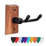 Donux Ukulele Wall Mount,Ukulele Hanger Ukelele Stand Wall Hook for Mandolin Ukele Soprano Tenor and Baritone