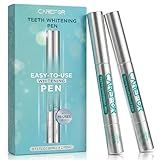 Teeth Whitening Pen 2 Pack (8ml) Fast-Acting Whitening Gel with Brush Applicator – Portable Travel Kit for Professional Stain Removal & Brighter Smile