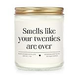 Niyewsor 30th Birthday Gifts for Women Men, Thirty Birthday Candle, 1995 30th Birthday Decorations for Her Him, 30 Year Old Bday Gifts for Friend, Sister, Wife, Husband, Handmade, 7oz