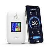 4G LTE Mobile WiFi Hotspot Unlocked,Portable WiFi Router High Speed Travel Hotspot Mini Mobile Router – 3000 mAh Battery – Connects up to 10 Devices - WPA2-PSK Security