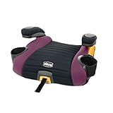 Chicco GoFit Plus Backless Booster Car Seat with Quick-Release Latch, Portable Travel Car Booster Seat for Children 40-110 lbs. | Vivaci/Pink