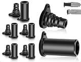 Bateria Power 5 Pairs Solar Connector Caps, IP68 Weather Resistant Dust Male and Female Cap for Solar Panel Connectors