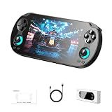 RG VITA Handheld Game Console, Android 12 Retro Gaming Console with 5.46 Inches IPS Touch Screen, 3GB+64GB, Portable Game Console Support Multi-Emulator and WiFi 5 Bluetooth 5.0 (Black)