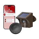 eMACROS Pro 3 Solar Driveway Alarm with App, 1/2 Mile Range, Wireless Outdoor Weatherproof Motion Sensor & Detector, Idea Gifts for Father's Day
