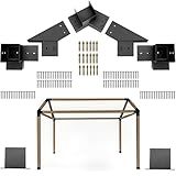 30° Slanted Pergola Whole-Set Kit for 4" x 4" Wood Pergola, Easy to Install, Weather - Resistant Bracket Kit for Carports, Gardens & More (14 Pcs)