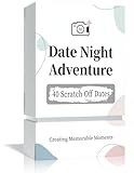 40 Fun Date Night Scratch Off Card Game Ideas, Romantic Wedding Anniversary Couple Gifts for Him, Her, Men, Boyfriend, Girlfriend, Bride, Husband, Wife, Couples Gifts for Bridal Shower, Engagement