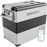 EUHOMY 59QT 12 Volt Refrigerator, -4℉~68℉ Portable Fridge for Car